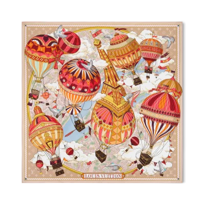 Khăn Lụa Vuông From The Cloud 90